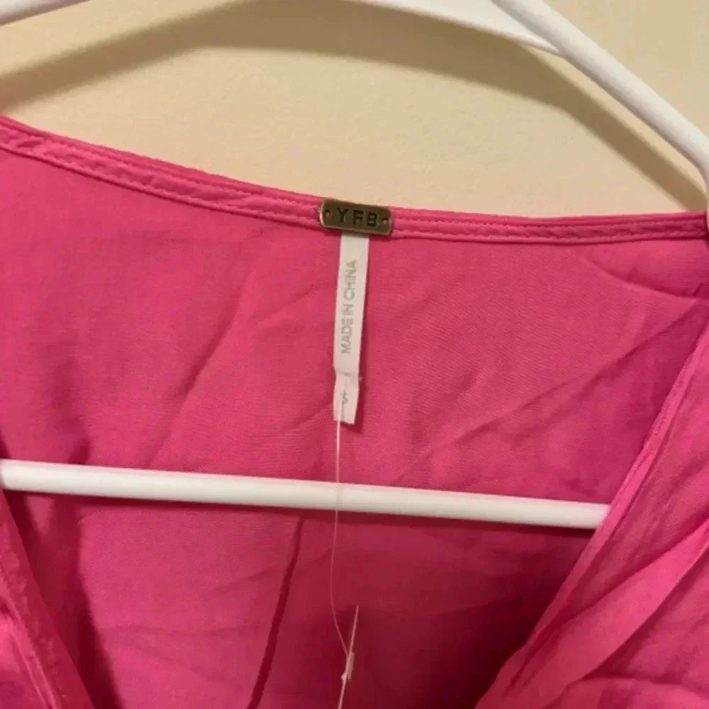 Young Fabulous And Broke Siren Shirt Dress Color Raspberry/ Size Small. - Picture 8 of 11